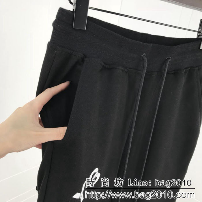 Y-3山本耀司 山本耀司 18ss秋冬新款 刺繡簽名字母印花衛褲 ydi1119